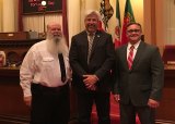 Kings County supervisors, Joe Neves and Craig Pedersen joined District Attorney Keith Fagundes in the State Capitol to celebrate Portuguese Heritage Month.